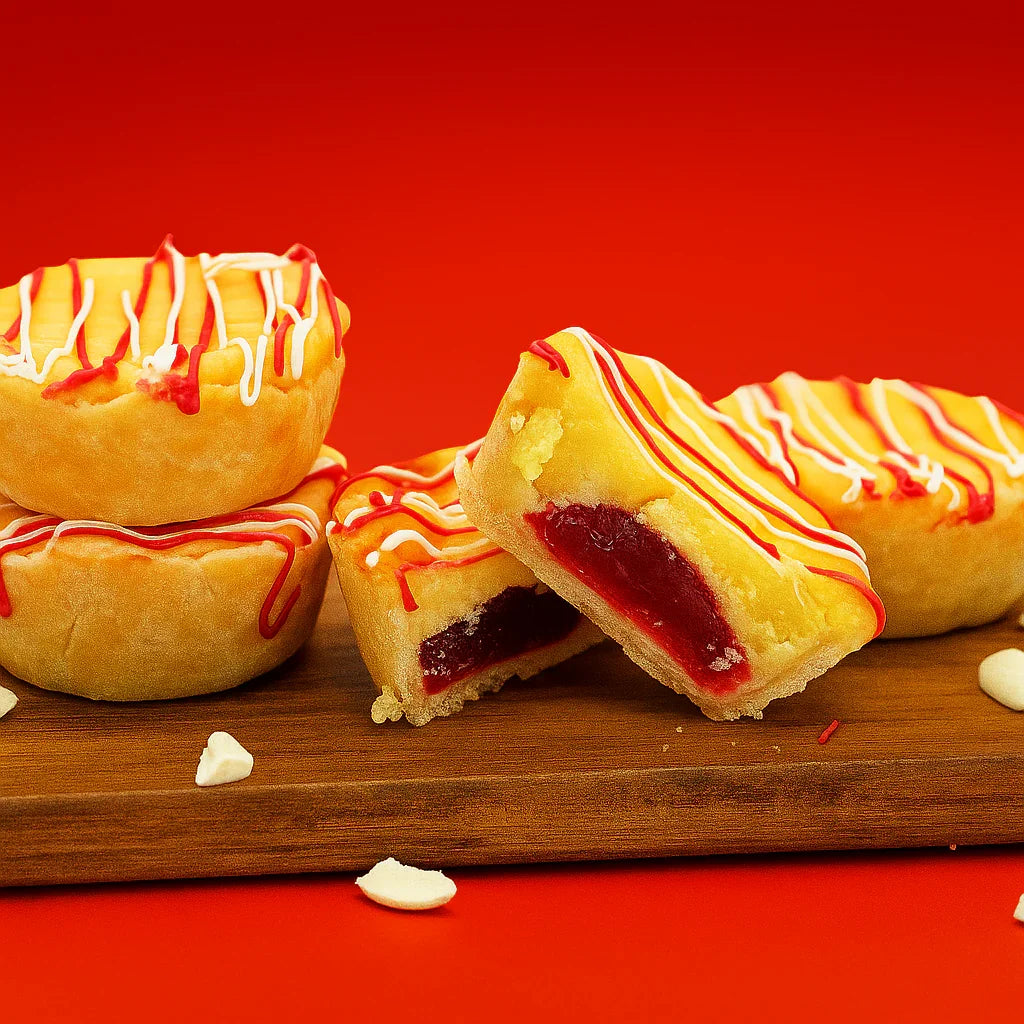 White Chocolate Raspberry Cheese Tart (4-pack) - September Farm