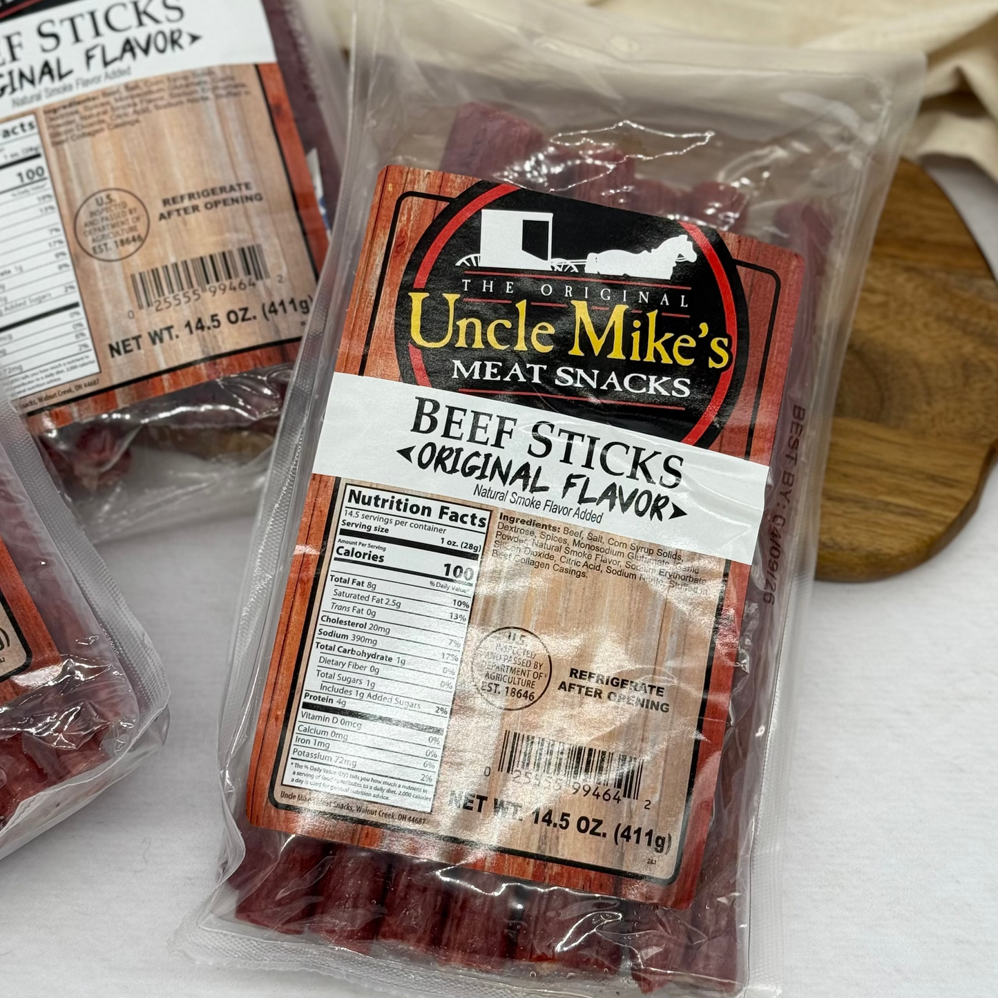 Uncle Mikes Beef Sticks - September Farm