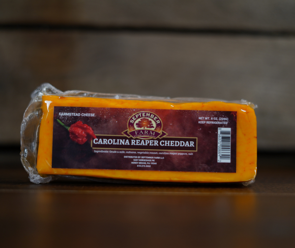 Carolina Reaper Cheddar Cheese – September Farm