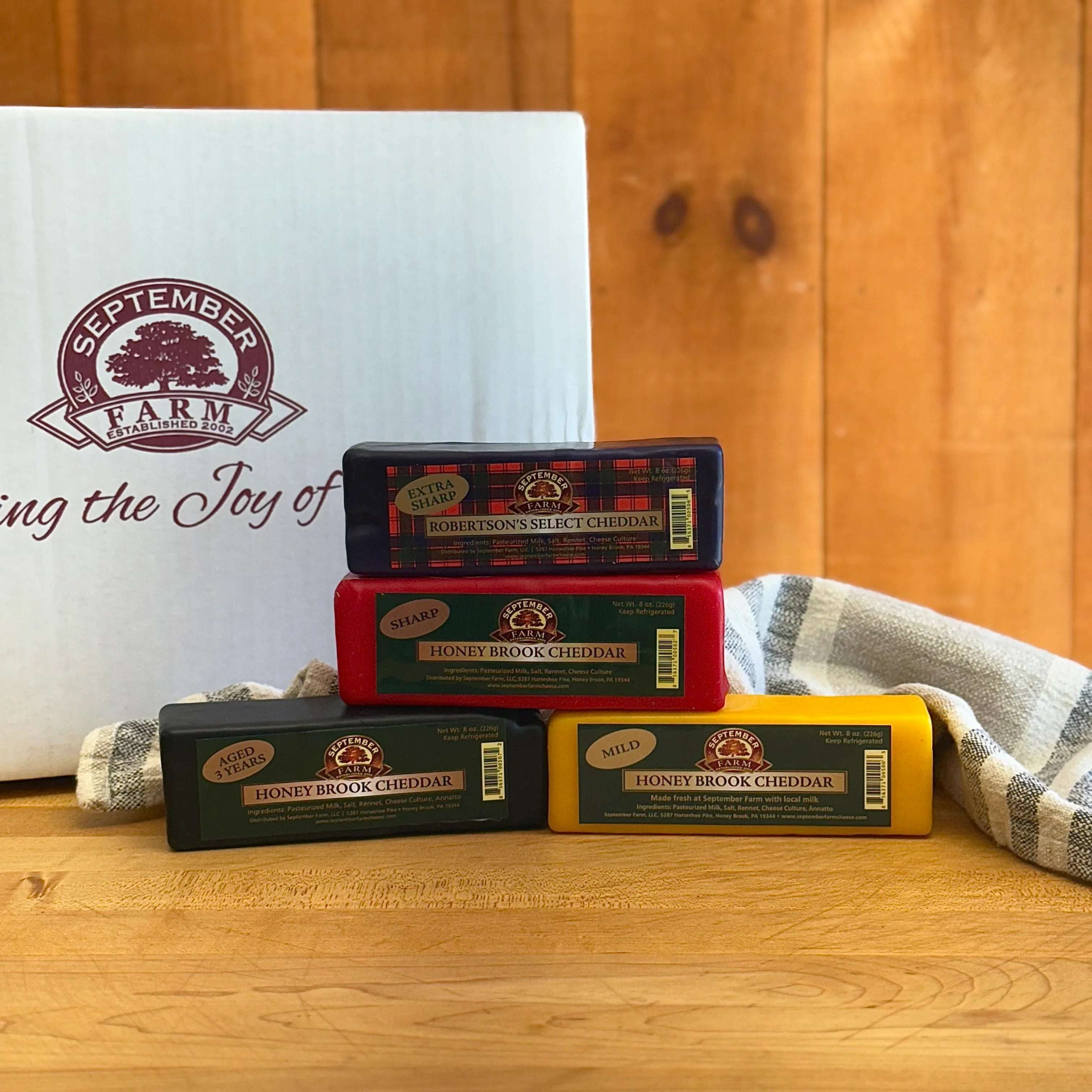 4 Ages of Cheddar hover image