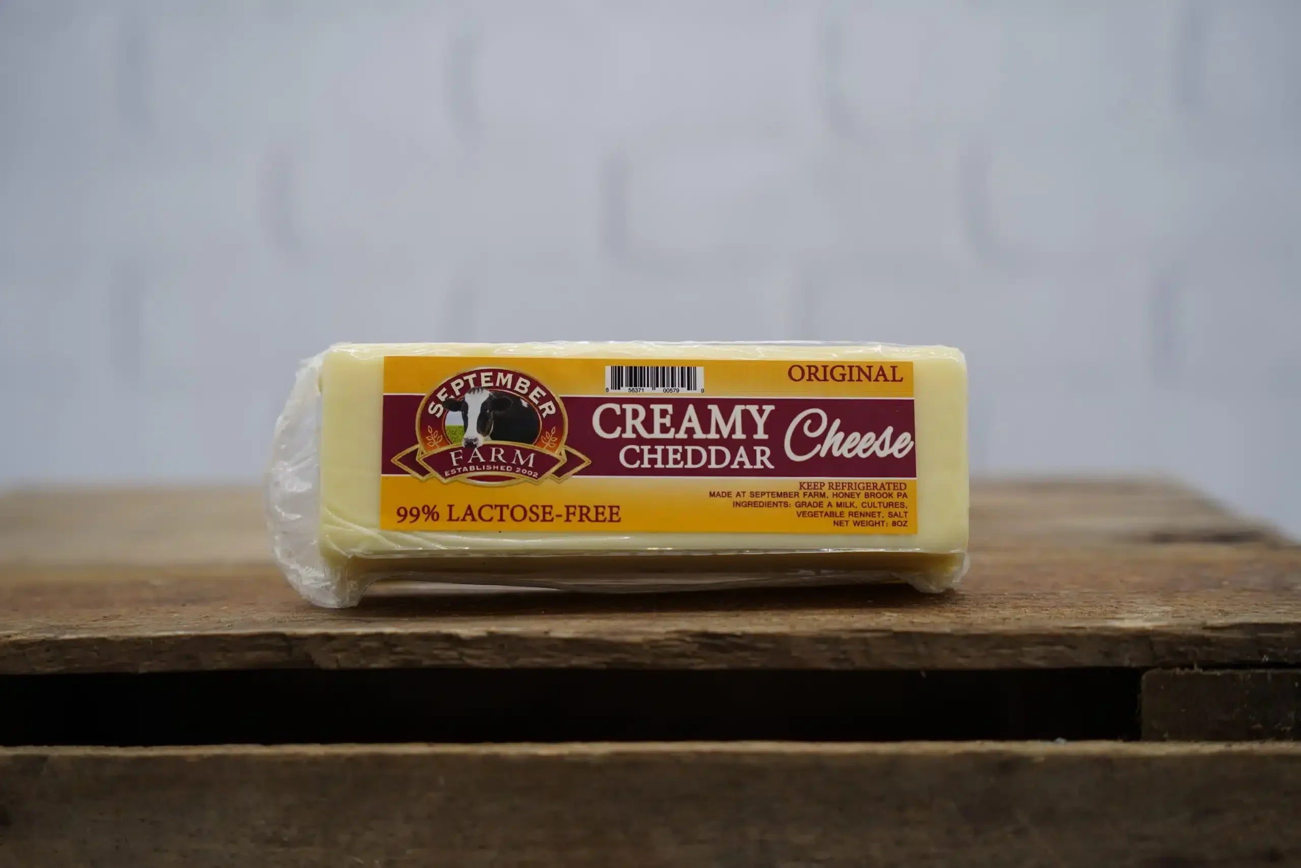 Creamy Cheddar Cheese Original 8oz. bar