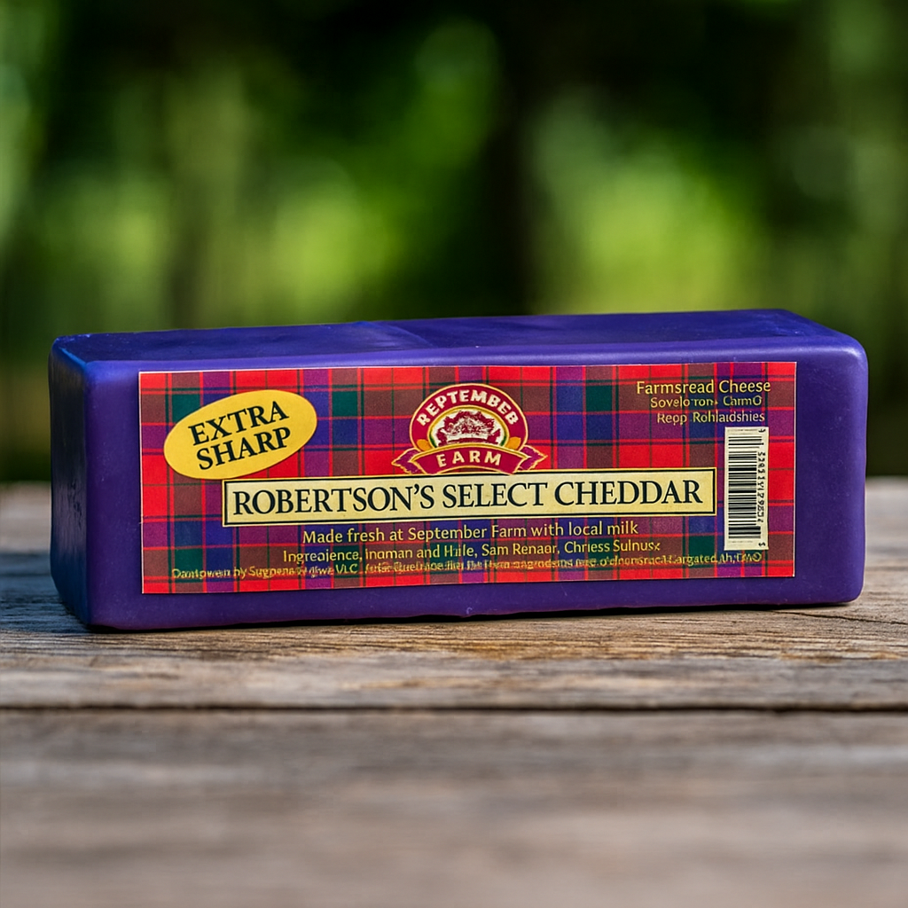 Select sharp cheddar on display