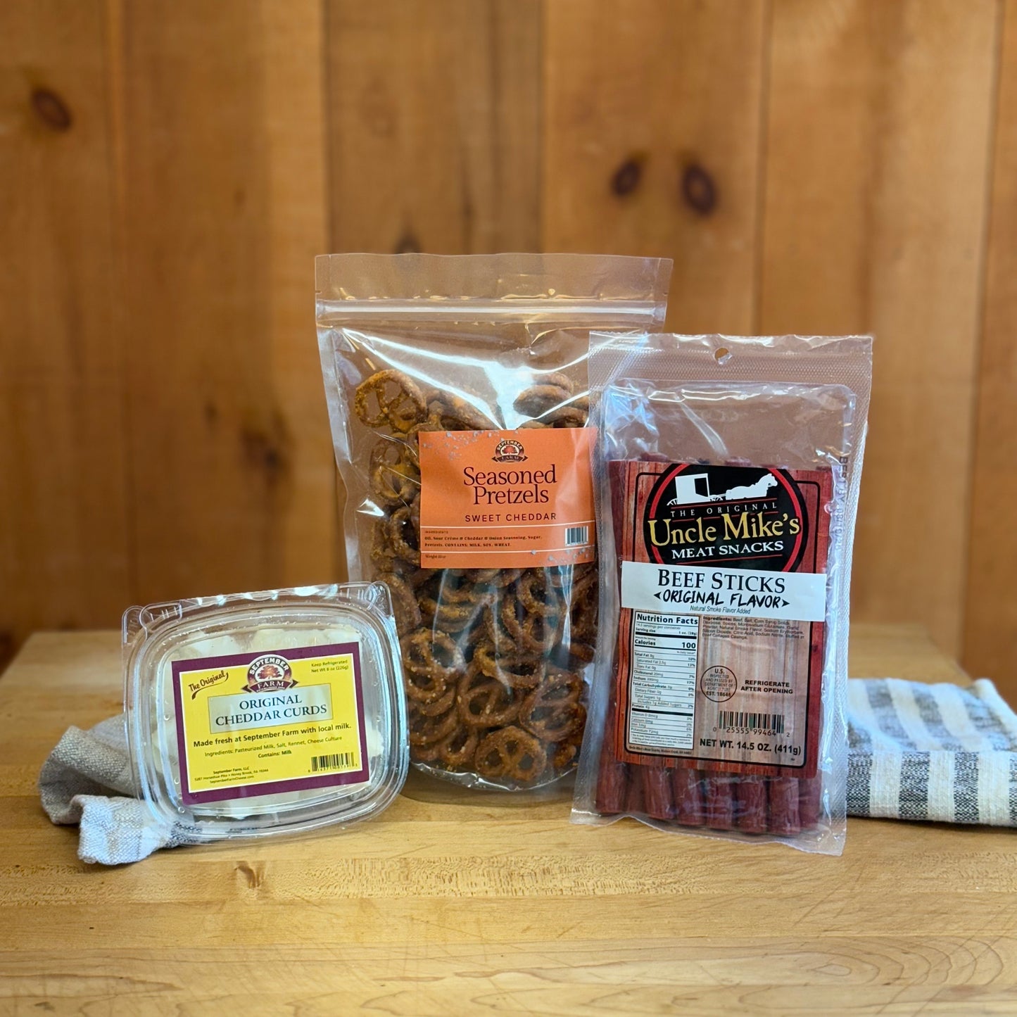 Bundle of snacks