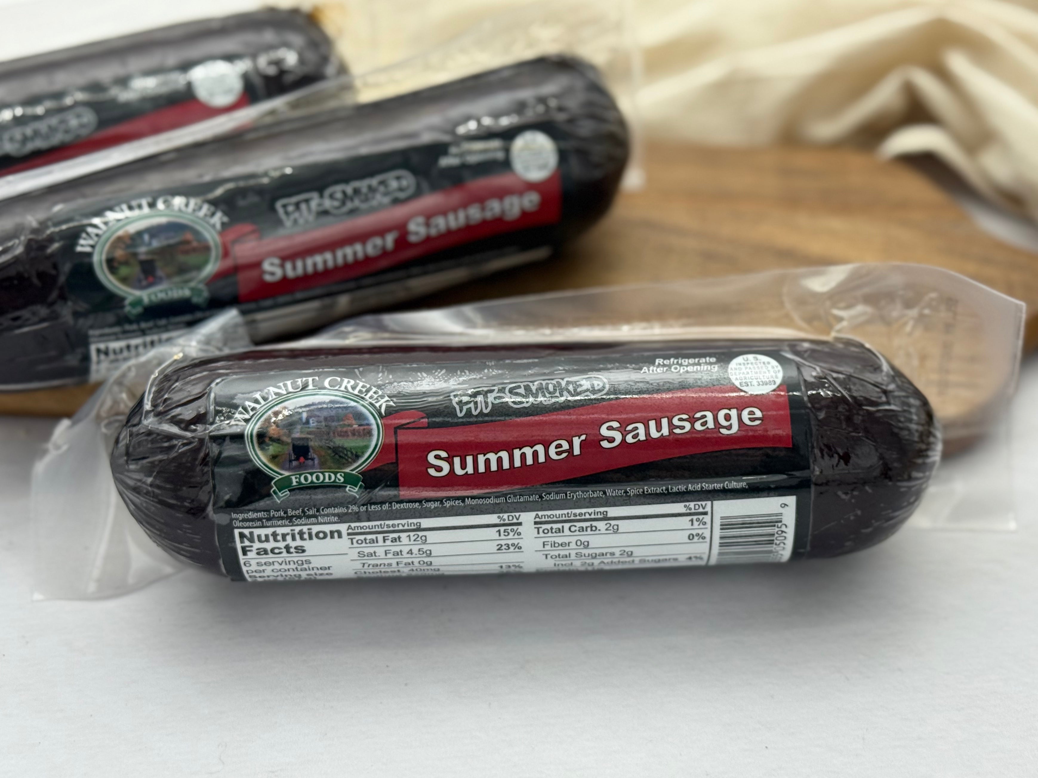 Pit Smoked Summer Sausage