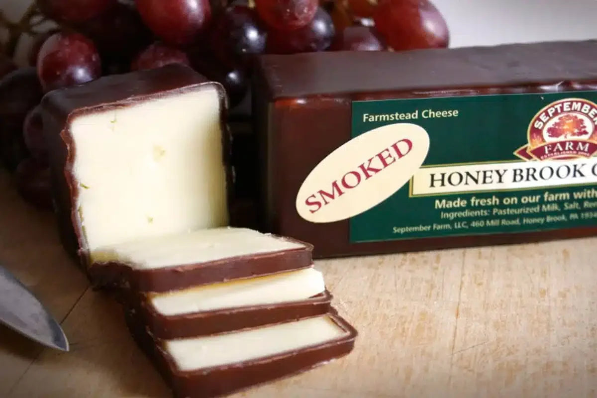 Stokes Point Cheddar Smoked Cheddar Cheddar Bar | September Farm