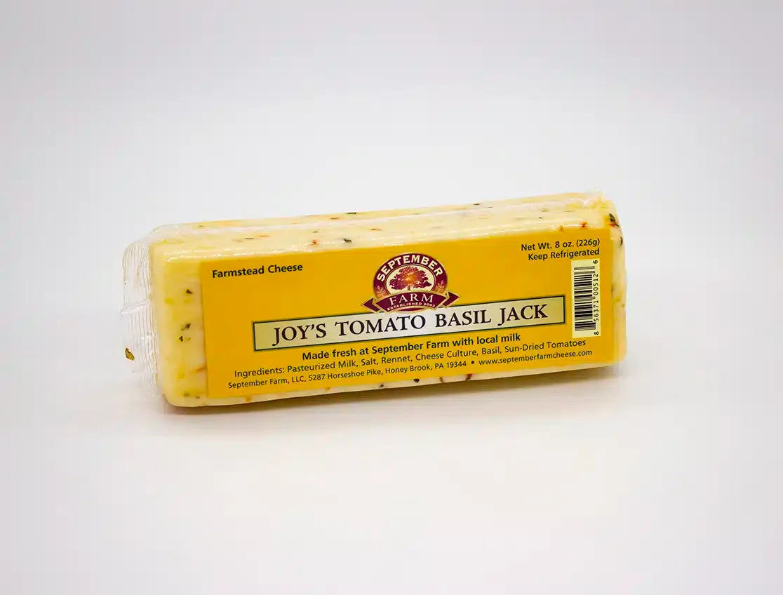 Joy's Tomato Basil Jack 8 oz. bar